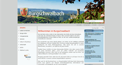 Desktop Screenshot of burgschwalbach.de